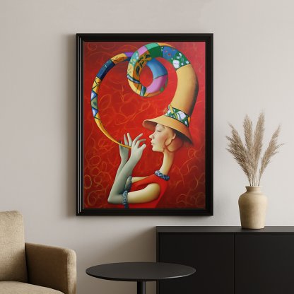 Sergey Abdurahmanov (2020) – "Just Jazz" | Oil on Canvas | 31″ × 22″