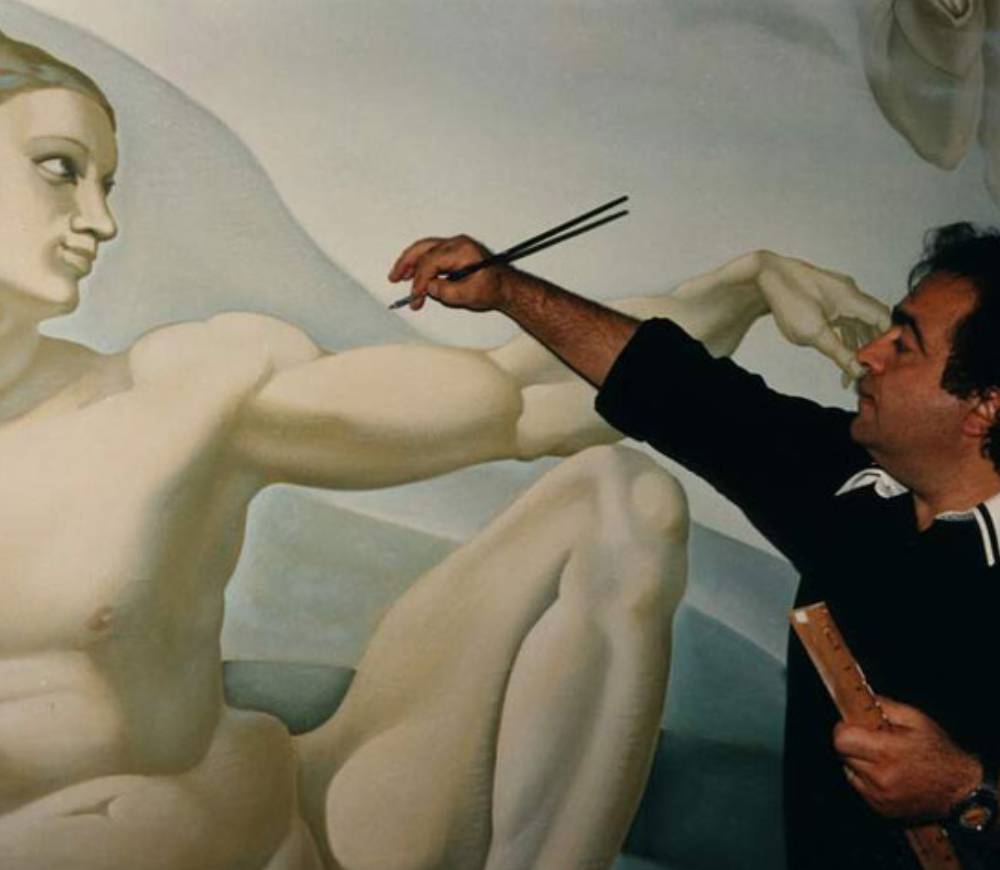 Yakov Kandinov at work